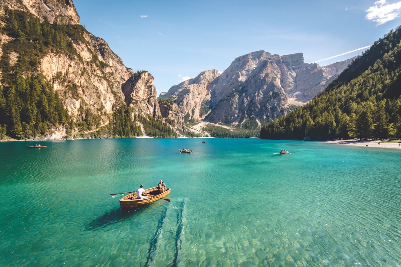 Alpine lake and mountains — illustrative of the Cascade Lakes Highway.